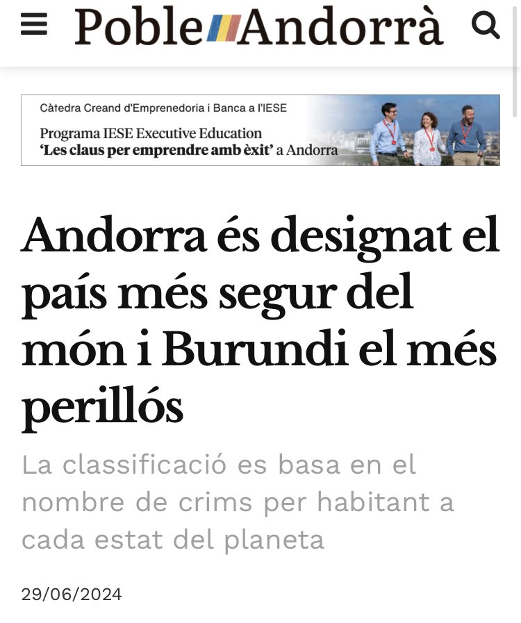 Jo vaig treballar a Andorra, vaig haver de donar un certificat d'antecedents, i mèdic, tothom
passa per un filtre escrupolós.

A Andorra no entren delinqüents, i si ho fan, són deportats a l'instant.

Resultat👇🏻