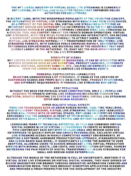 Shiyou_4UTECH's tweet photo. The metaverse industry of virtual scene live streaming is currently burgeoning, as virtual live streaming technology empowers online activities for enterprises. https://t.co/V1I7sGUlRr