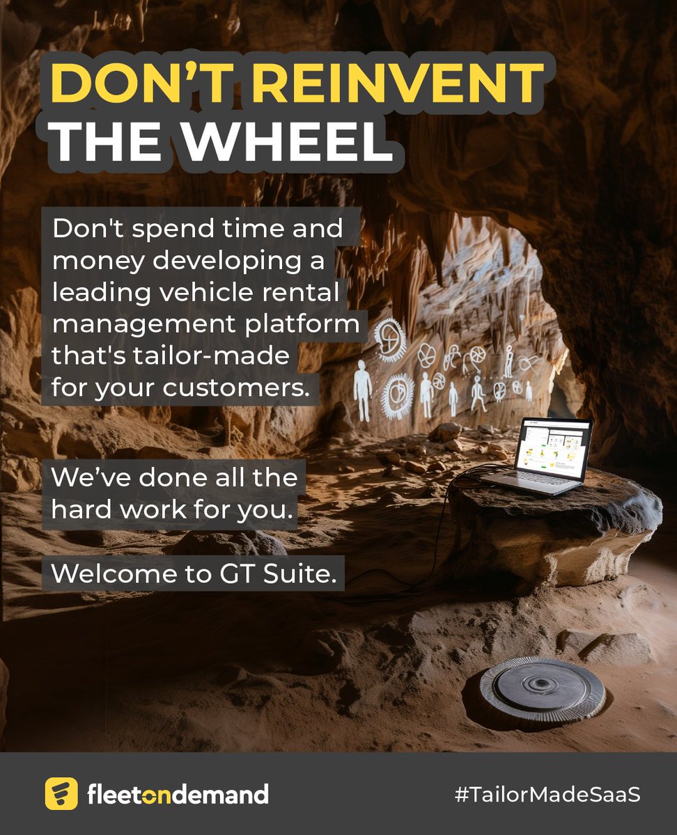 fleetondemand's tweet image. Why reinvent the wheel? 🛞 

Use our #GTSuite vehicle rental platform for your customers. Best-in-class SaaS by rental experts, trusted by top rental &amp;amp; FN50 fleet providers. 

Make our platform yours. 

bit.ly/fle250624 

#TailorMadeSaaS #GTSuite #FN50