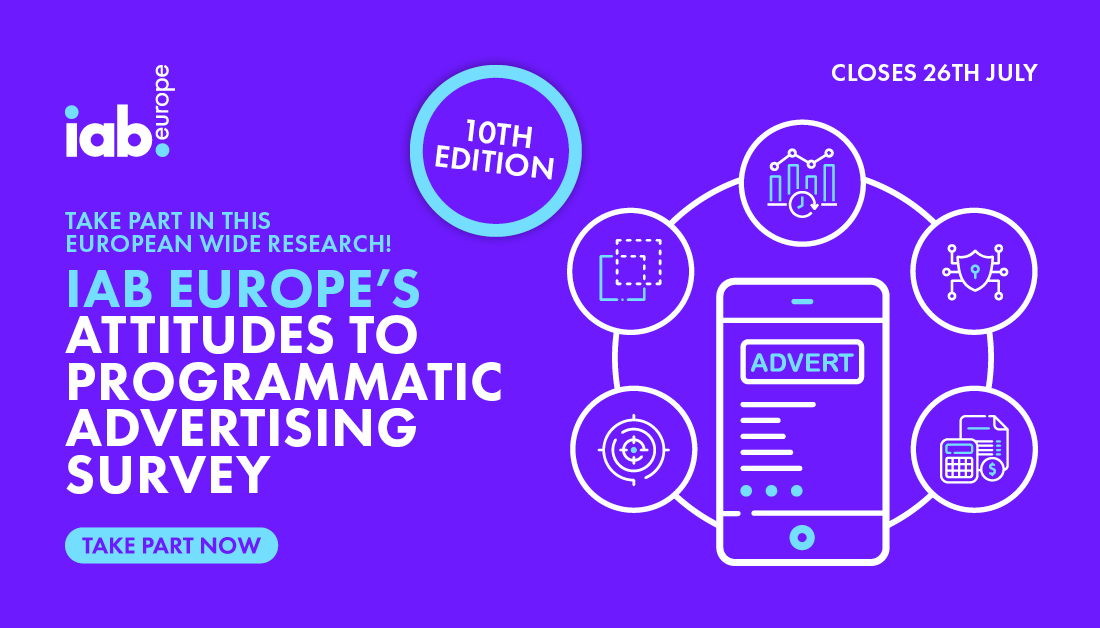 🗣️ We need your voice! Our 10th annual Attitudes to Programmatic Advertising survey is open. 

Whether you handle display, mobile, or video ads, your insights are invaluable. Share your thoughts on the current trends and future of programmatic advertising: bit.ly/4cp7A0a