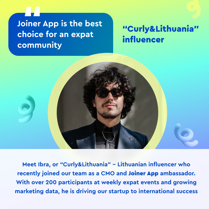 🙌 We are grateful to have the most talented and creative specialists on our team! "Curly and Lithuania" influencer Ibra was driving “Joiner App” to success in Lithuania 🇱🇹, now is the time for an international campaign 🔥

Join our community now: lnkd.in/e4YRXtMX