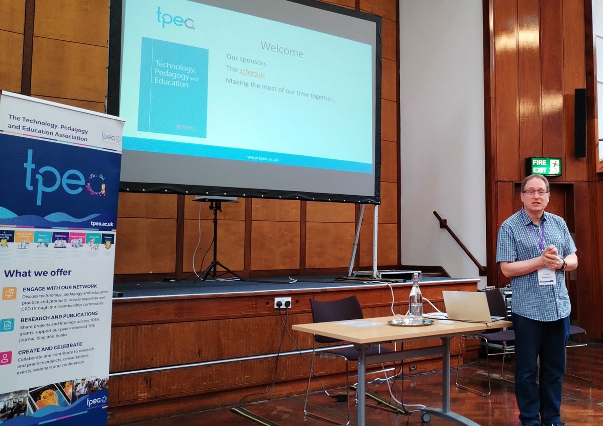 Technology, Pedagogy & Education Association (@tpeassociation) on Twitter photo Our chair <a href="/ChrisSheltonUK/">Chris Shelton</a> opens Day 1 of our <a href="/TPEAssociation/">Technology, Pedagogy & Education Association</a> conference in #Manchester Our chair <a href="/ChrisSheltonUK/">Chris Shelton</a> opens Day 1 of our <a href="/TPEAssociation/">Technology, Pedagogy & Education Association</a> conference in #Manchester