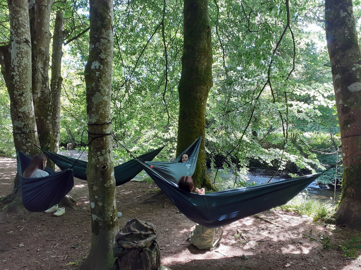 COME HANG OUT with #ForestSchool last week we were keeping cool by the river. #RelaxInNature #OutdoorLearning #ThisIsAP