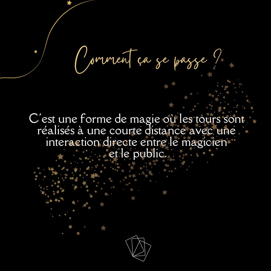 artiste_magie's tweet photo. Qu'est ce que la magie close up ?
La magie de proximité est connue sous le nom de magie close-up, se déroule à une courte distance des spectateurs, créant ainsi des émotions et suscitant l'émerveillement
#magicienparis #Evenementiel #magiciencloseupparis #agenceevenementielle https://t.co/T7ZeGMtOQN