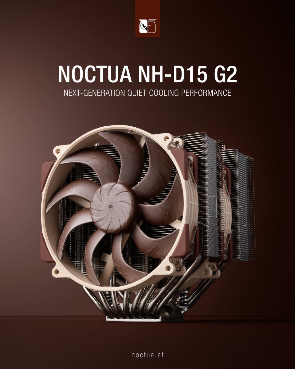 The wait is finally over! Introducing the NH-D15 G2, the further improved second generation of our iconic NH-D15: noctua.at/en/noctua-rele…