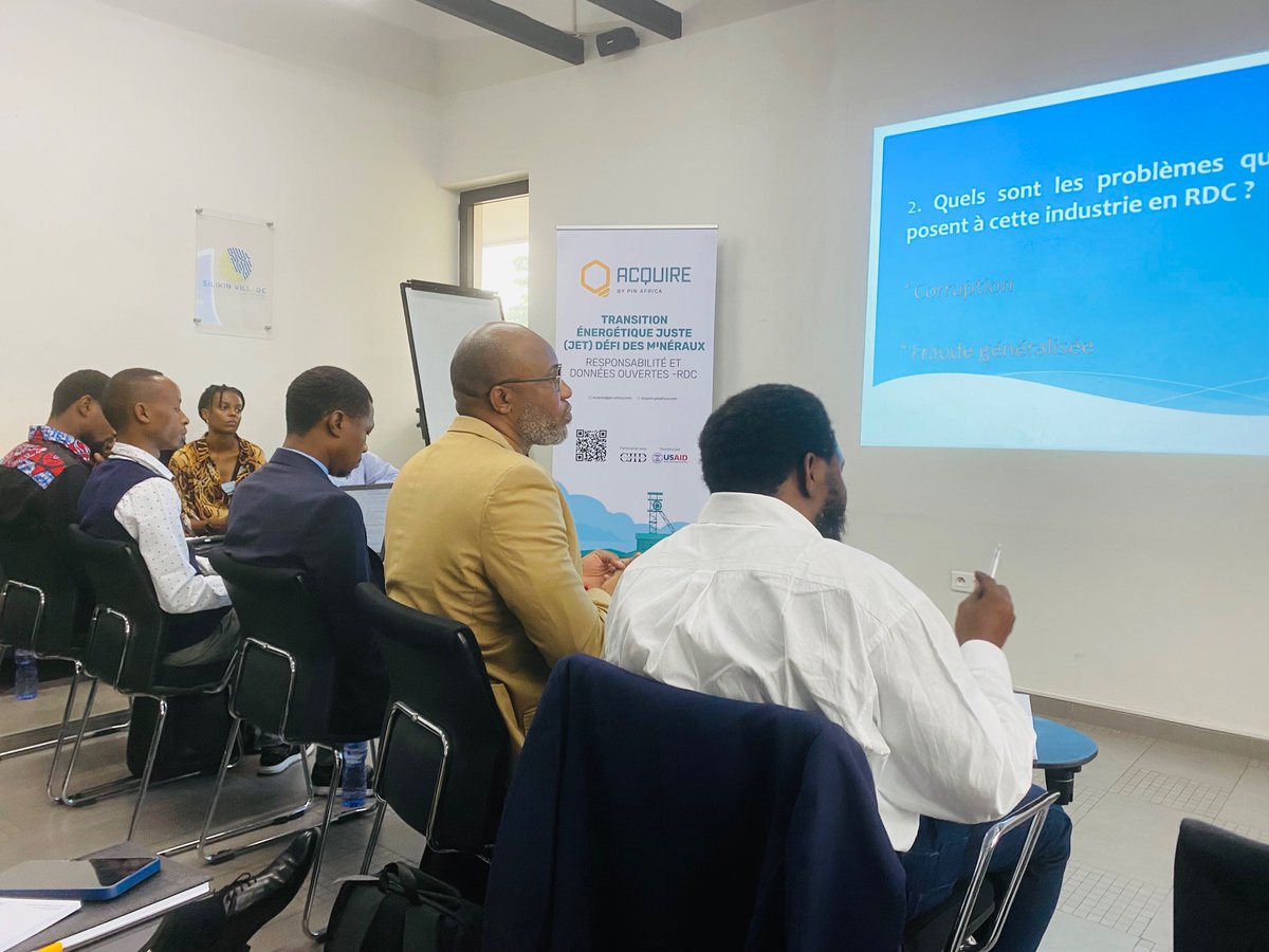 <a href="/acquirebypin/">Acquire by Pin Africa</a>  trains #Congo-lese journalists on "Just Energy Transition (JET) on the minerals challenge". Silikin Village with friends from #Goma, #Kolwezi, #Kinshasa, #Lubumbashi

Prof Okwess and Me <a href="/JeanClaudekat2/">Jean Claude Katende</a> among facilitators