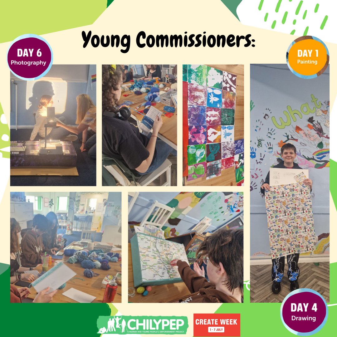 This week is #createweek created to celebrate creativity and its positive influence on people's wellbeing <a href="/createcharity/">Create</a> 🎨 

Here are some examples of some Chilypep groups getting creative at HOME: