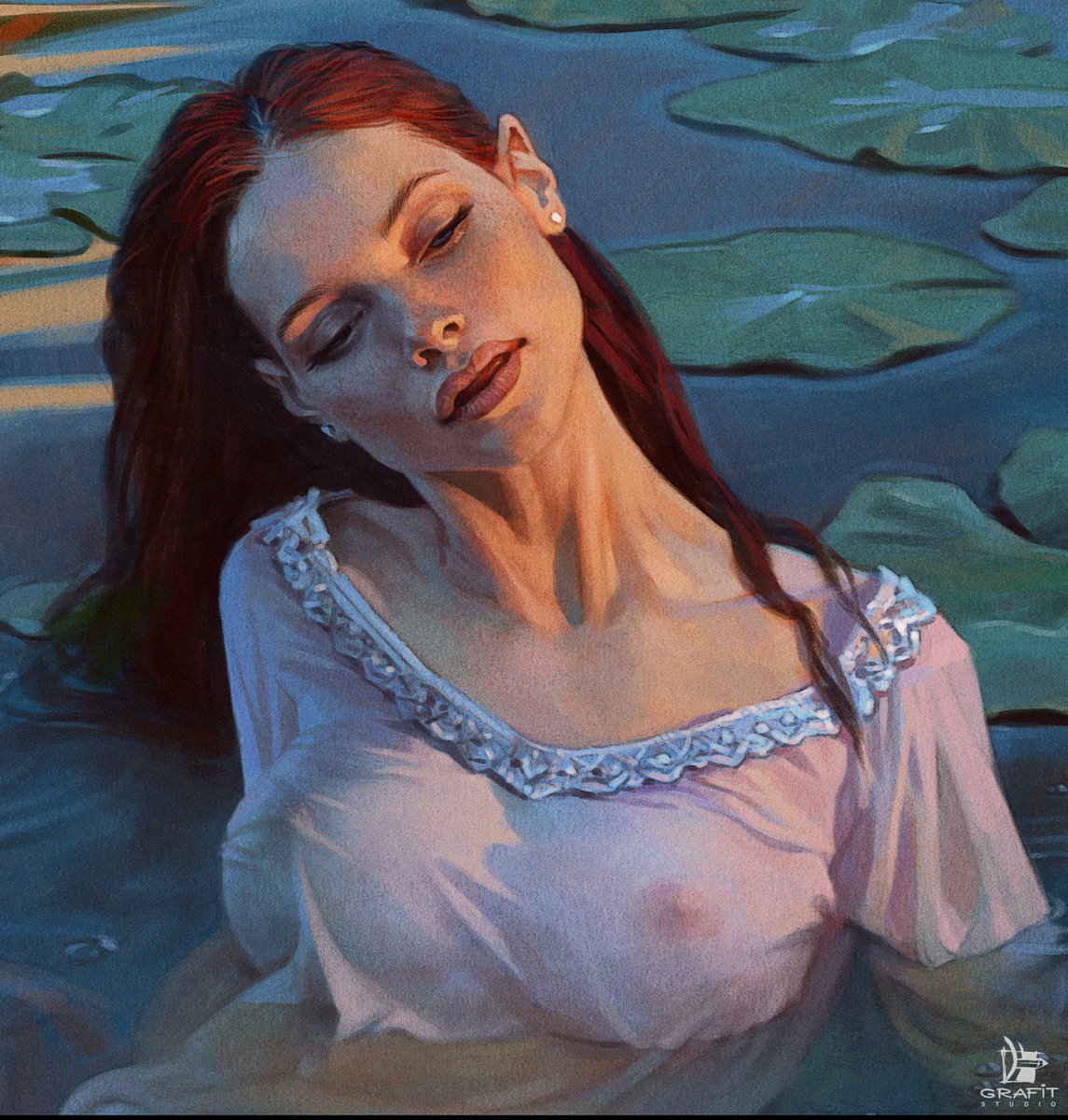 Mermaid by Grafit Studio (detail) https://t.co/MSiuYAdw47