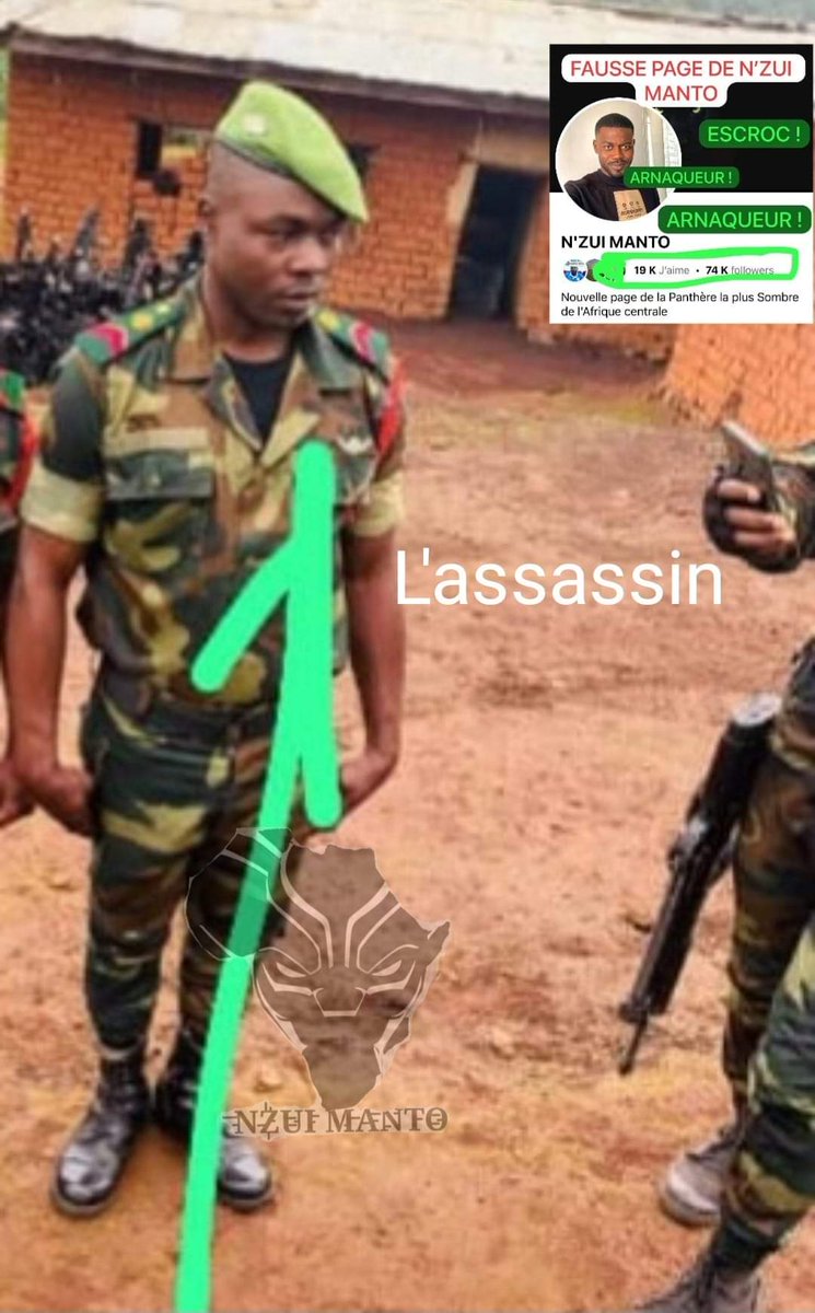 amba_newsline's tweet photo. War in #Ambazonia: KUMBO 
A SOLDIER MURDERS HIS COMRADE!
Cameroun Soldier Bello popularly known as #VALSERO was Kxilxlxed last night by his military colleague whose name has not been released. The victim's family was informed by the military, which did not wish to provide more information about the exact circumstances leading to the murder of their child.

It must be specified that this is the second soldier from MEIGANGA who was killed in the #Ambazonia_Cameroun  war by a colleague.

                                 N'ZUI MANTO