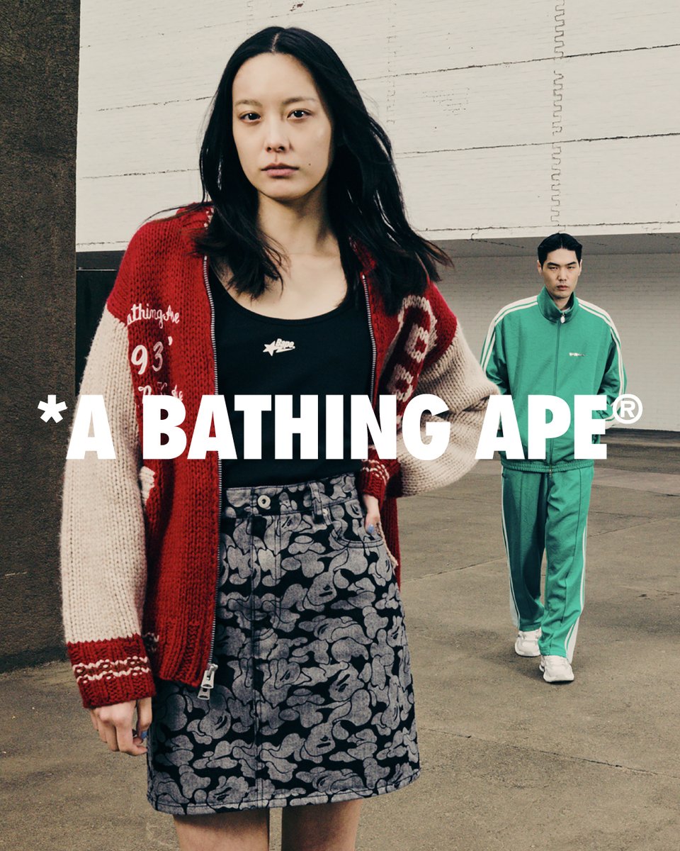 BAPEOFFICIAL's tweet photo. BAPE® has unveiled its  24FW lineup, featuring two themes: "Subculture Aesthetic" and "Campus Life." The collection includes cutting-edge pieces alongside the brand's classic and archival items. 

The collections releasing at BAPE STORE® and https://t.co/KulC1U1GBI from July 13. https://t.co/ECVzEdDnw6