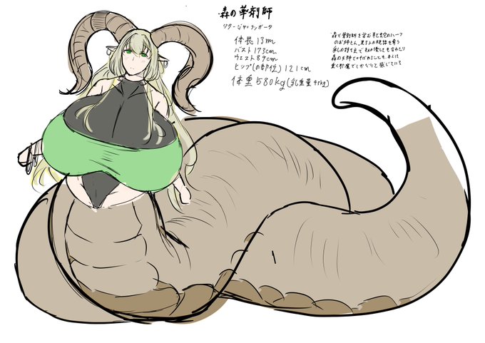 最近作った子みんな色々でかい 