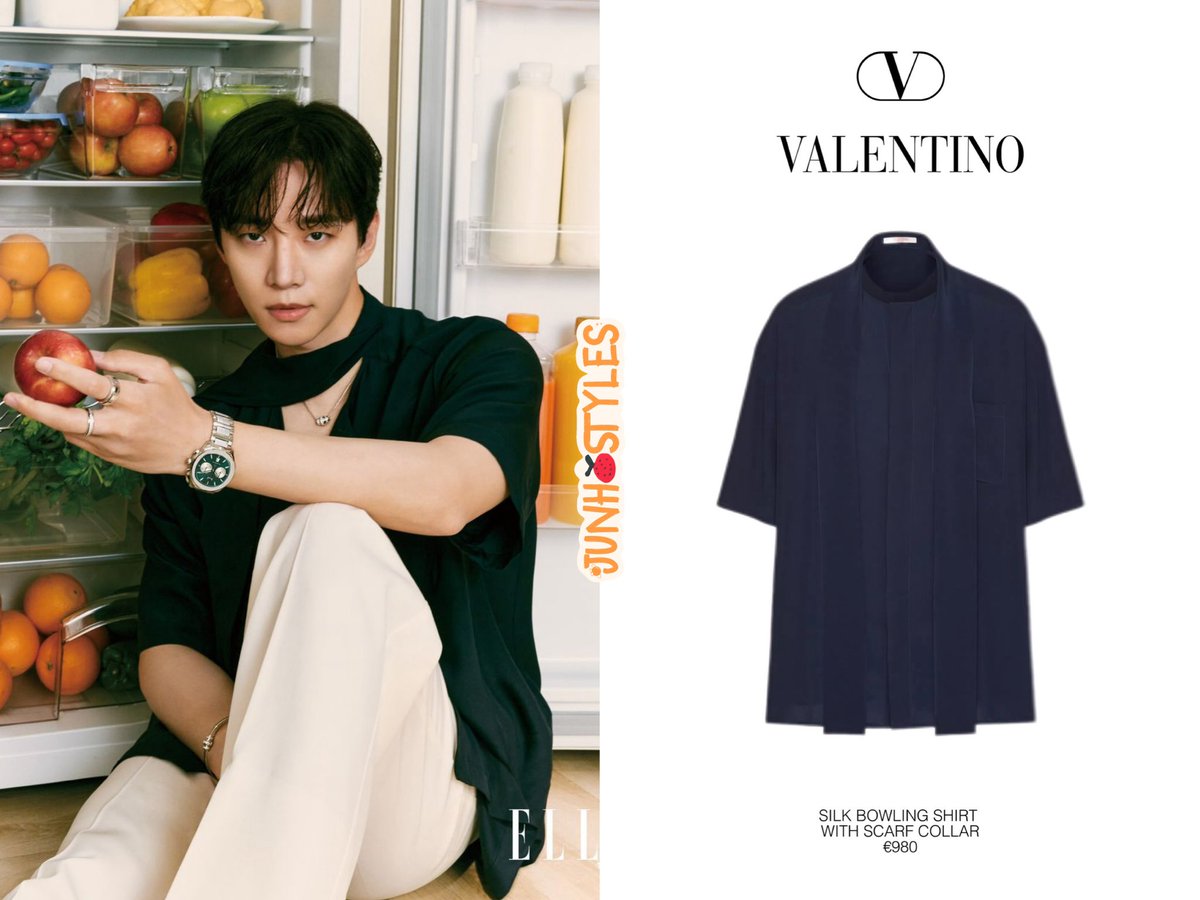 240701 <a href="/dlwnsghek/">REAL JUNHO LEE</a> for <ELLE> Taiwan Jul.

Ami Paris: EMBROIDERED SHIRT
  DIAMOND SHAPE PLEATED SCARF
  LONG BERMUDA SHORTS
Dries Van Noten: Long trench coat
  Flared pants
Valentino: SILK BOWLING SHIRT WITH SCARF COLLAR

#이준호 #LEEJUNHO #ジュノ #李俊昊  #leejunhostyle