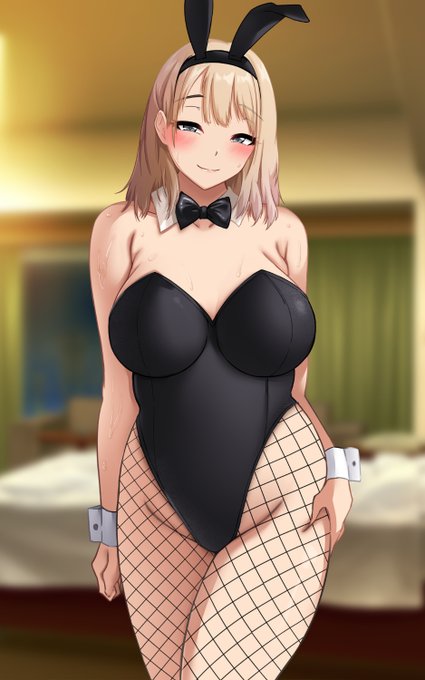 デカ尻バニーコスのお姉さんと騎乗位 