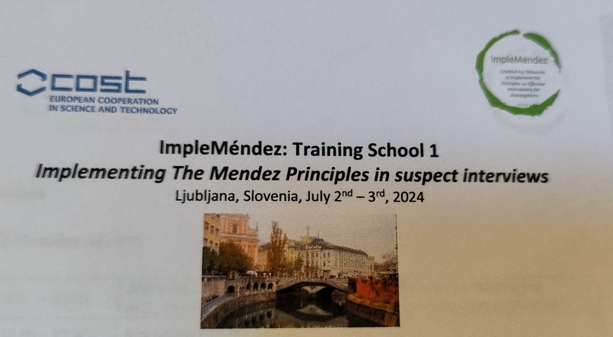 And we are off!! The first ever ImpleMendéz Summer School has begun in beautiful Ljubljana! Over the next two days,  27 members of our COST Action will be immersed in debate, discussion &amp; analysis of the Mendez Principles. Follow here for updates! <a href="/davewalshphd/">Prof Dave Walsh</a> <a href="/yvonnedaly/">Professor Yvonne Daly</a>