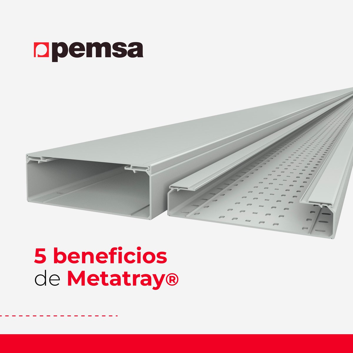 PemsaRejiband's tweet photo. 🌟 Descubre los 5 beneficios de la gama Metatray® de bandejas aislantes de Pemsa
Con #Metatray, confía en una solución que combina innovación y seguridad. 🔧🔋
#Pemsa #Innovación #Seguridad #Calidad #Eficiencia #BandejaAislante #Rejiband https://t.co/NIUfBxZ39W