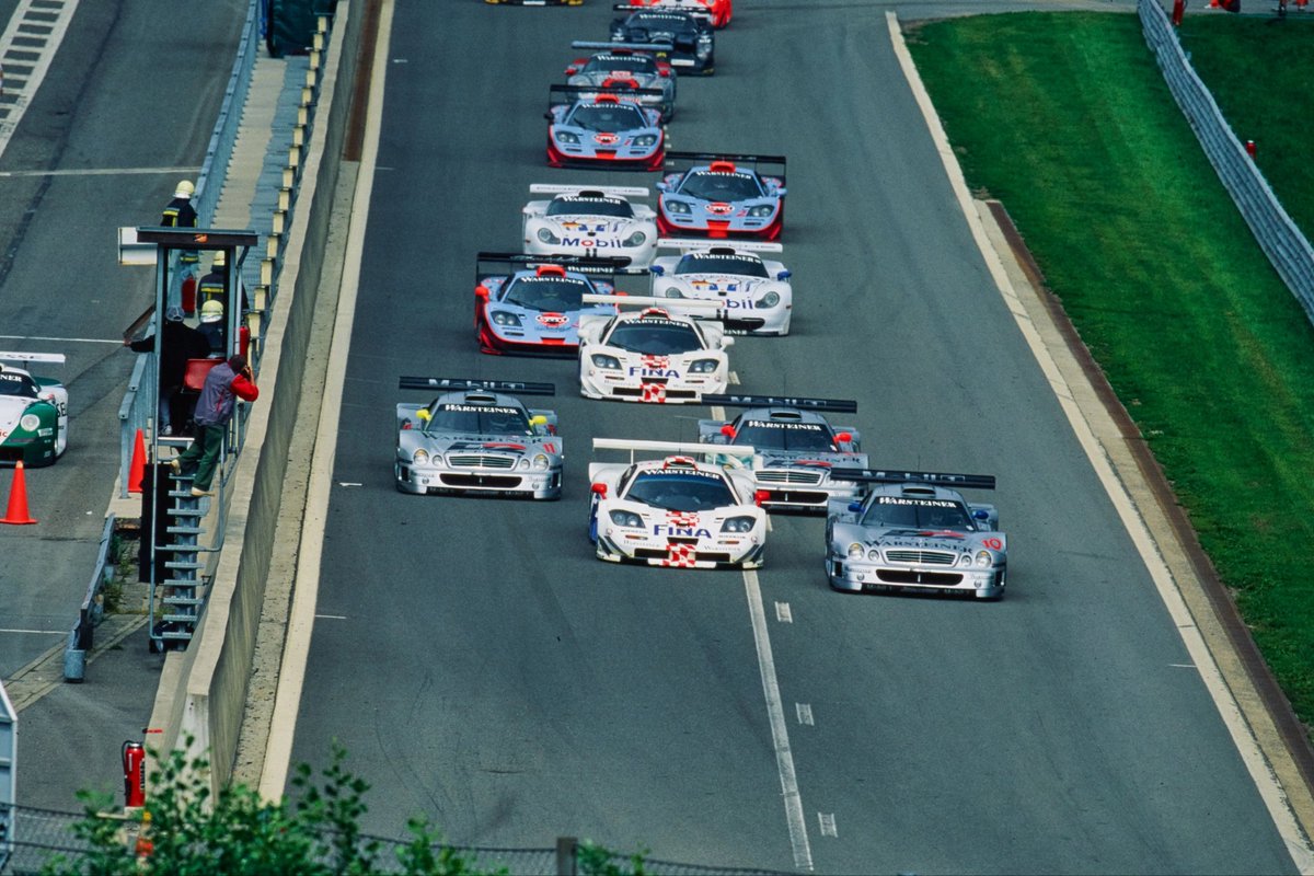 RSF_Motorsport's tweet photo. FIA GT Championship round, 4 Hours Spa, 1997.
#FIAGT #SpaFrancorchamps #Nannini #Tiemann #Soper #Lehto #Schneider #Wurz #Ludwig #Schumacher #Kox #Ravaglia #Rafanel #Gounon #Boutsen #Stuck #Dalmas #Wollek #Nielsen #Bscher #GilbertScott #Olofsson #Mercedes #McLaren #Porsche https://t.co/RwjwM8Fhtc