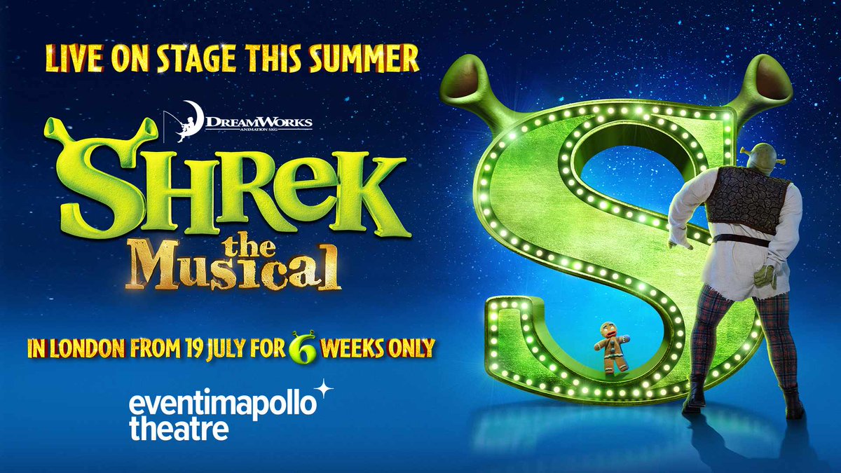 Get Into This Swamp | Save Up To 52% | From £35

You don’t have to go Far Far Away to find an unforgettable experience!

Valid Mon to Fri and Sun | 19 Jul - 31 Aug (excl. Sats and matinees on 25 Jul, 1 Aug and 8 Aug) | Book By 31 Jul

Book Now - bit.ly/3xP98kT