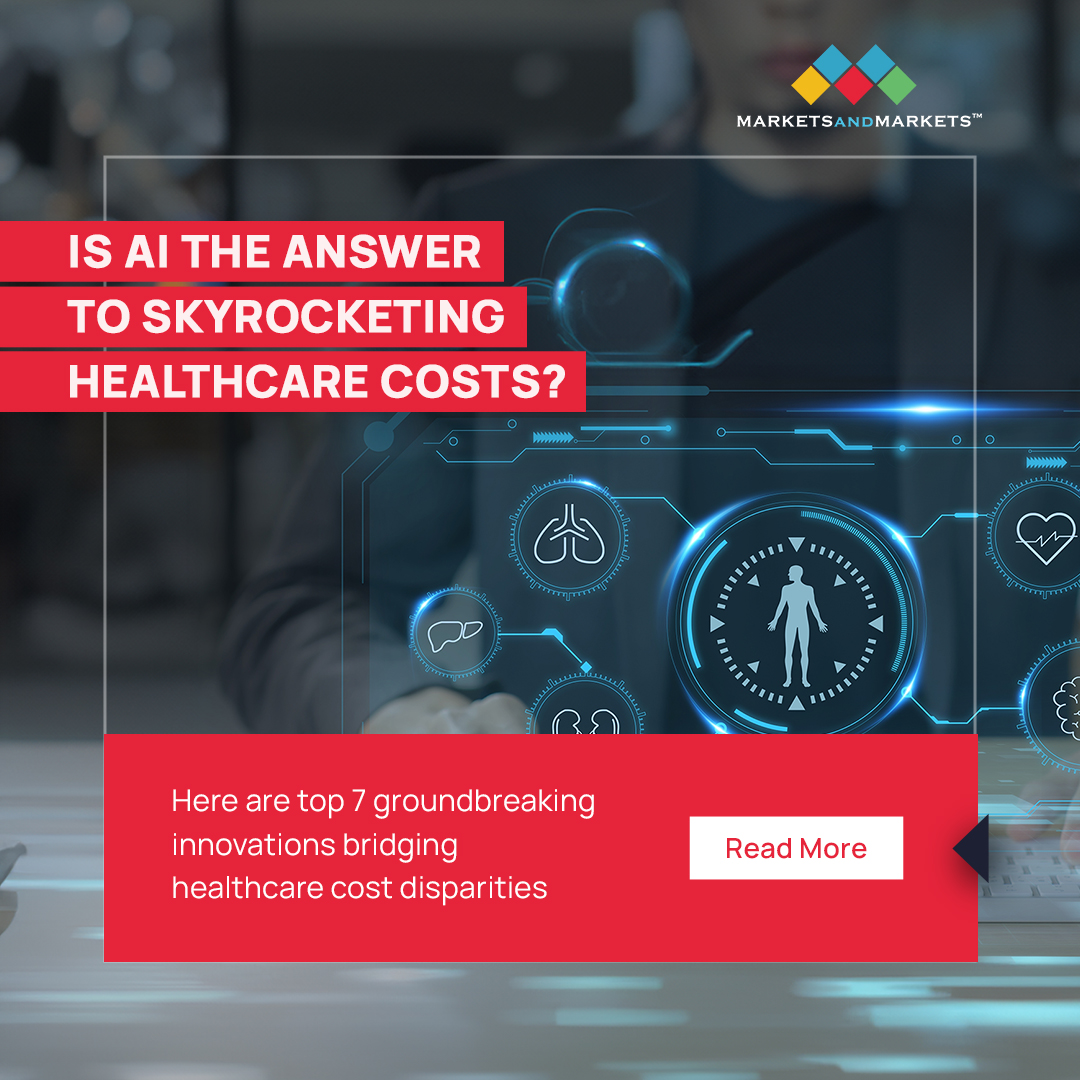 marketsmarkets's tweet photo. #AI &amp; #machinelearning are transforming #healthcare, but not everyone is benefiting. 📷Explore the top 7 #AIInnovations making healthcare more inclusive &amp; efficient in this insightful LinkedIn article. Subscribe to ‘The Week Ahead with MnM’ for more informative articles. https://t.co/OzZ367JvRI