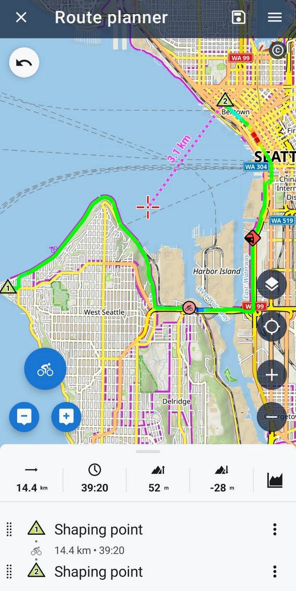 locusmap's tweet photo. 🚴‍♂️✨ Exciting News! Our Road Cycling Routing Profile now calculates estimated time based on your power in Watts! 🚀 Tailored for pros and beginners alike, this feature ensures accurate ride planning. Try it today and ride with confidence! ⏱️💪 #LocusMap #Cycling https://t.co/9BGPEujTOD