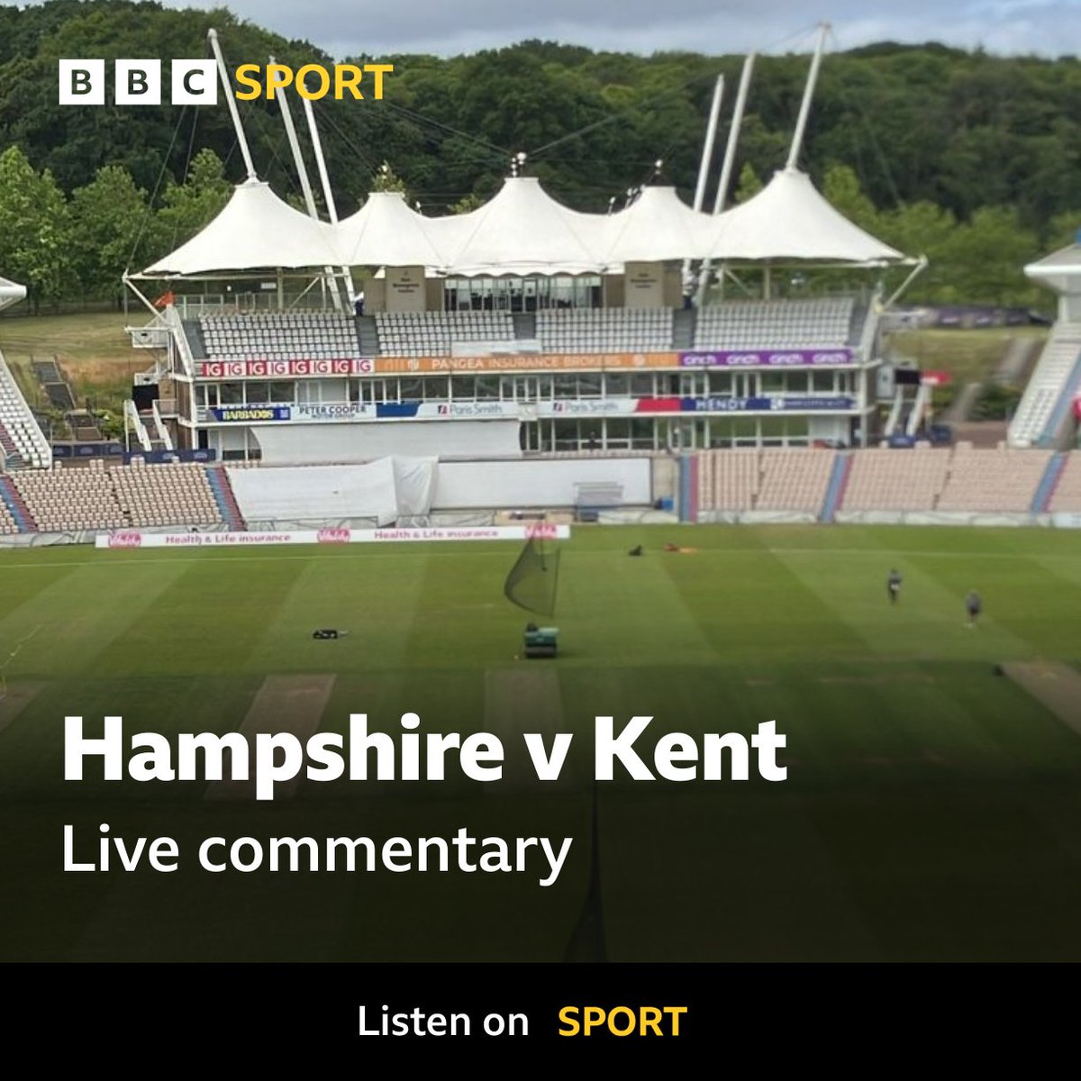 It's day 3 of <a href="/hantscricket/">Hampshire Cricket</a> v <a href="/KentCricket/">Kent Cricket</a> in the Championship 

🎙️ Kevan James, <a href="/GeorgiaAdams01/">.GeorgiaAdams.</a> <a href="/theanalyst/">simon hughes</a> and Dave Allen
🔊 Smartspeaker🗣️ ''BBC Sounds, play Hampshire against Kent''
💻 BBC Sport website and app ⬇️
bbc.co.uk/sport/cricket/…