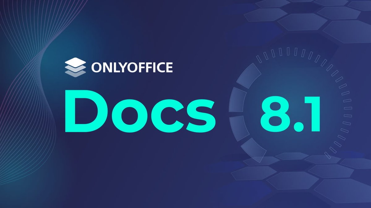 LaRevueGeek's tweet image. Découvrez les nouveautés de #ONLYOFFICE Docs 8.1
...plein de nouveautés cool ! 👍
larevuegeek.com/articles/actua…
#opensouce #linux #office #software