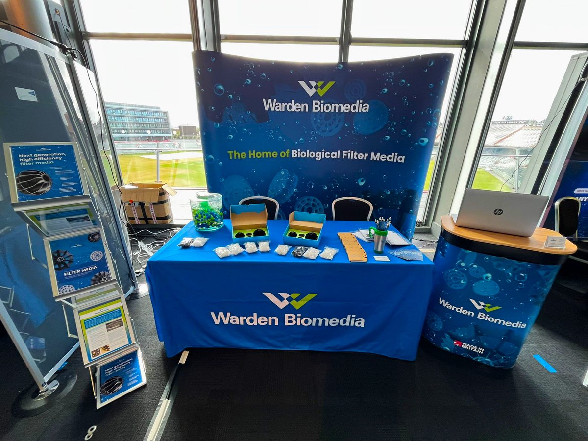 WardenBiomedia's tweet photo. Mark and Declan are at European Wastewater Management Conference &amp; Exhibition 2024

Drop by our stand to find out about our next generation filter media designed for efficient and sustainable wastewater treatment🌱💧

@AquaEnviro #EWWMconference #wastewater #mbbr #filtermedia https://t.co/pzQ4RF3Q6Q