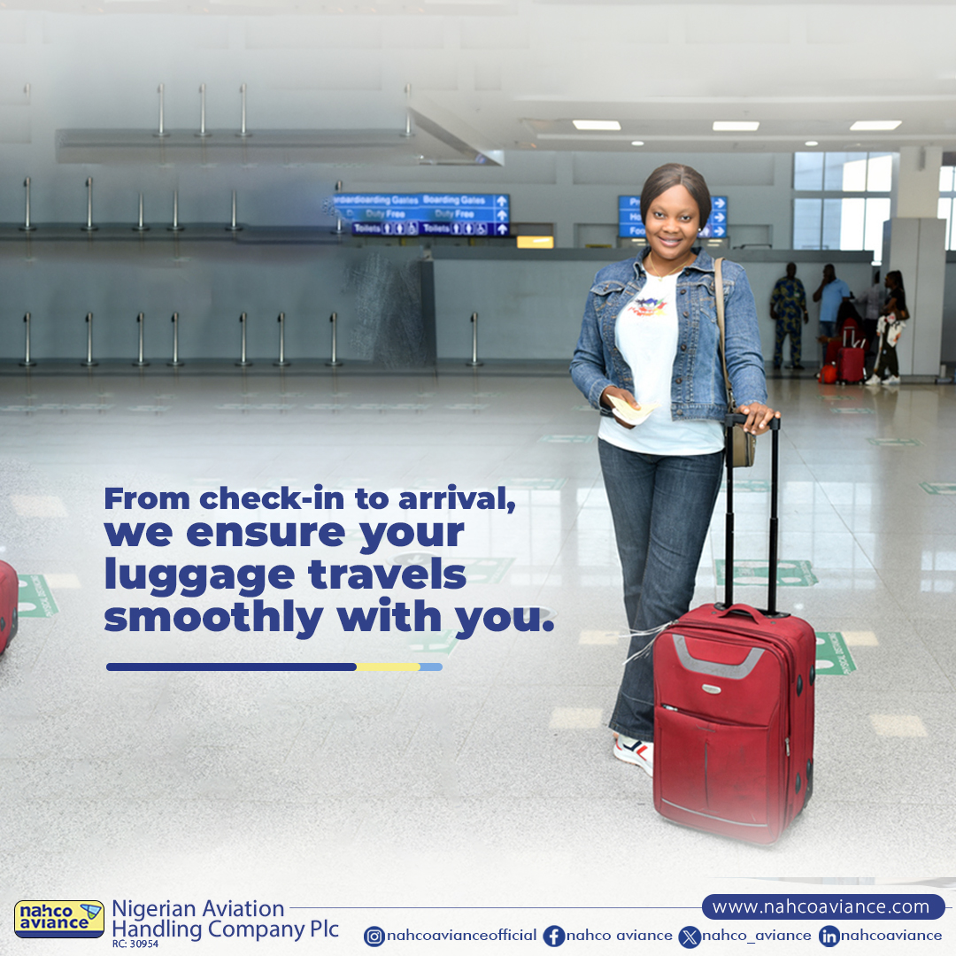 nahco_aviance's tweet image. Looking for a reliable and professional baggage handling service? Look no further! We handle the heavy lifting so you can focus on your journey.

#EfficientHandling #BaggageJourney #GroundHandling #AirTravel #AirportLife #TravelTech #CustomerSatisfaction #AviationIndustry