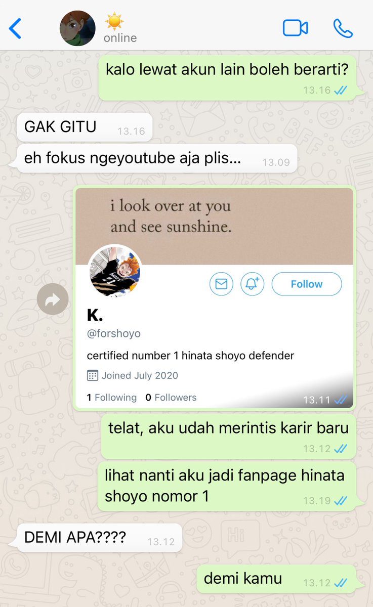 lovedbyuuji's tweet photo. #kenhina

awal mula kenma merintis fanpage buat pacarnya itu.

dari universe “fanpage for boyfriend” https://t.co/dqfyHkV3R7