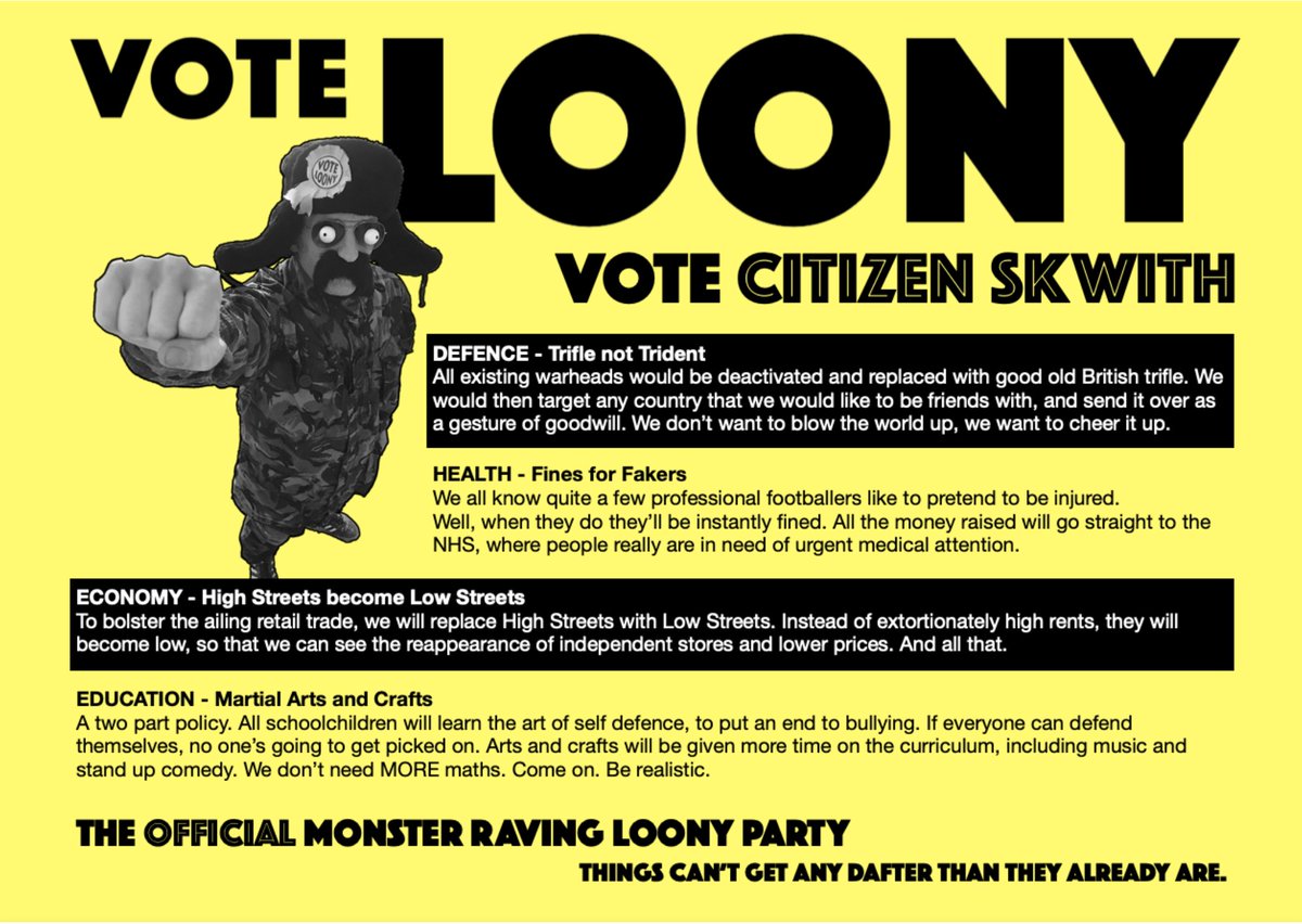 CitizenSkwith's tweet photo. @JohnCleese Or vote PRACTICALLY. See attached for details. If you're in Brighton Pavilion anyway. Unfortunately I can only run in one constituency at a time. https://t.co/TMXBJPaQbX