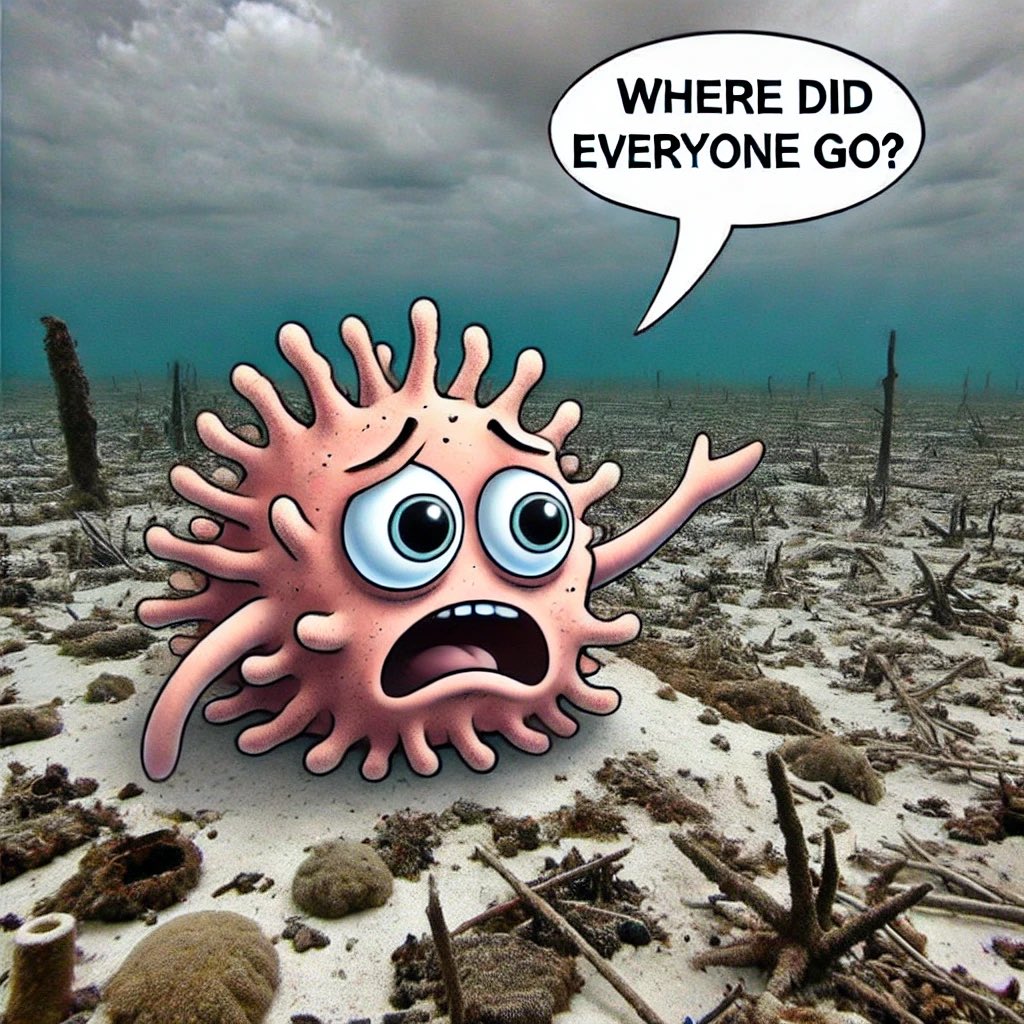 reefoSol's tweet photo. When the life is sucked out of the coral reefs. Only desolation remains. #REEFO CAN CHANGE THAT๐ชธ๐ ๐ https://t.co/cUQbub1sQ2
