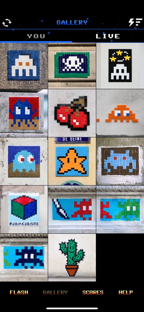 angele49000's tweet image. Ma petite collection d’invaders 
#flashinvaders #invaders #StreetArt #franckslama #slama #streetartist