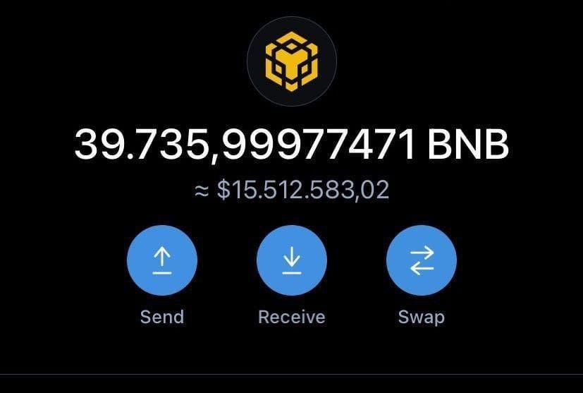 MrBitcoinWhalee's tweet image. You will receive 5 $BNB = $2,650.00 in your wallet, just like, follow and rt, Retweet pinned  post.

+Drop your BNB (Bep20) wallet address📌