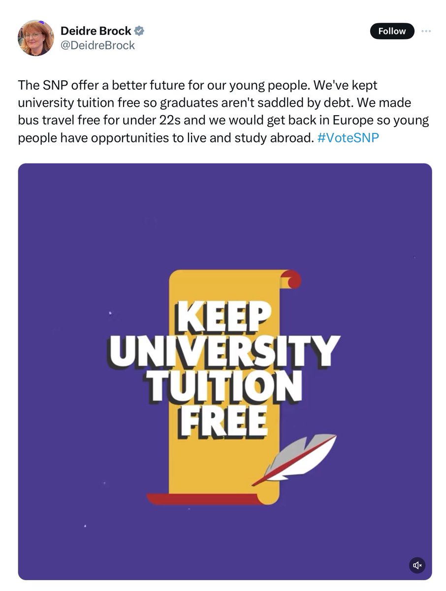 Deidre Brock has clearly lost touch with all reality. As she tells everyone how Scotland’s students are so well supported, FE has now fallen into FULL CRISIS MODE. Lecturers being told there’s no money and remain on 2021 pay while principals award themselves HUGE PAY UPLIFTS.