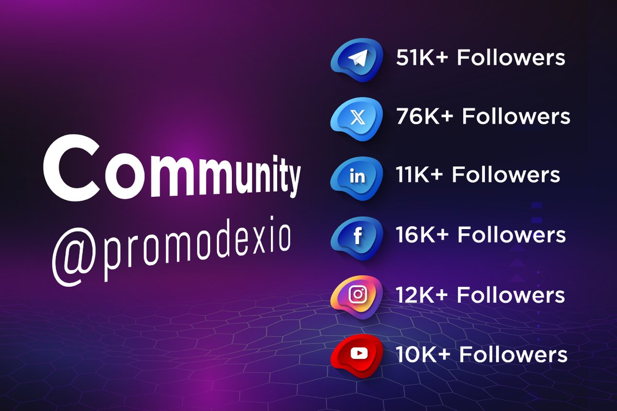 Thanks Community 🥳🎉
Community is Everything 🦾

linktr.ee/promodexio 

$PROMO #Promodex #CommunityFirst
