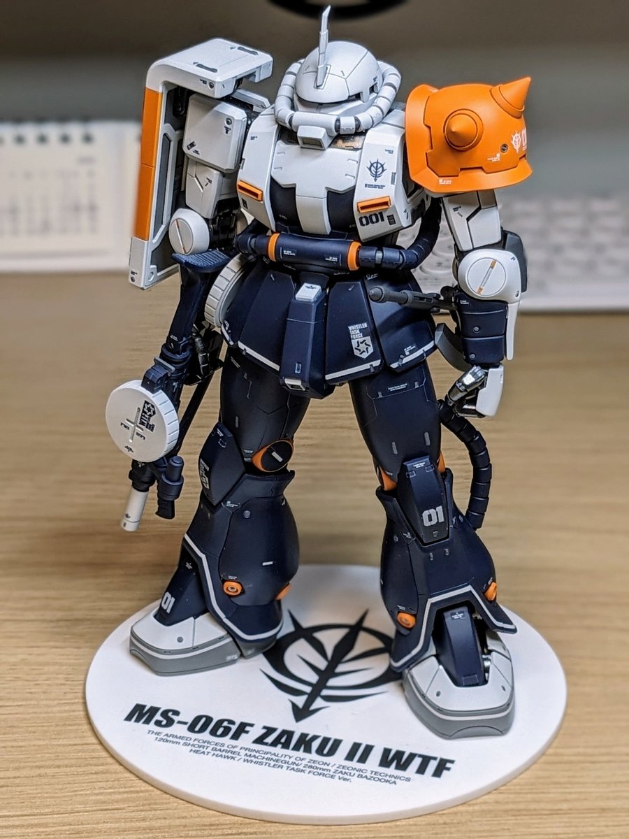 kazz_0418's tweet photo. #上半期に制作した作品見せて下さい 
MS-06F ZAKUⅡ WTF - whistler task force https://t.co/kLQ2bcyhqH