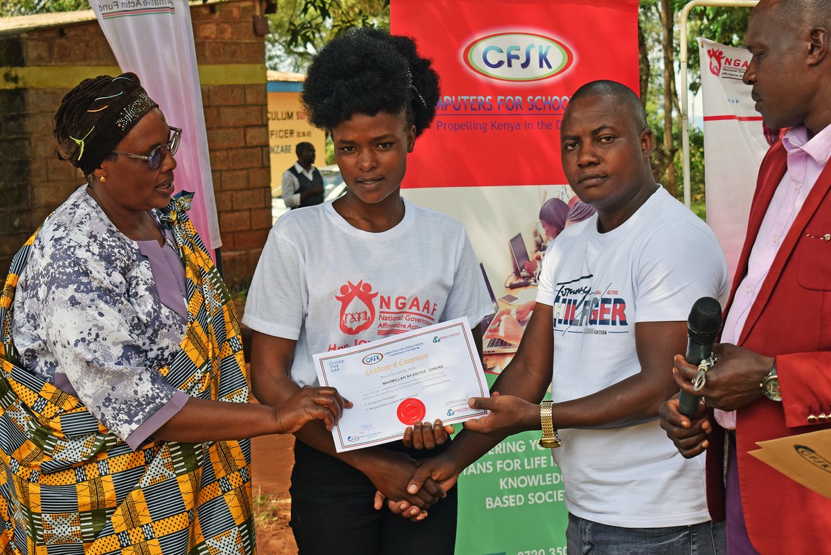We are delighted to announce the graduation of 100 students from the #digitalskills program at Matungulu Sub County! These graduates join a growing network of individuals who have benefitted from this initiative, spearheaded by <a href="/HonKamene/">Hon. Joyce Kamene</a>, in collaboration with <a href="/CFSKenya/">CFSK - Kenya</a>