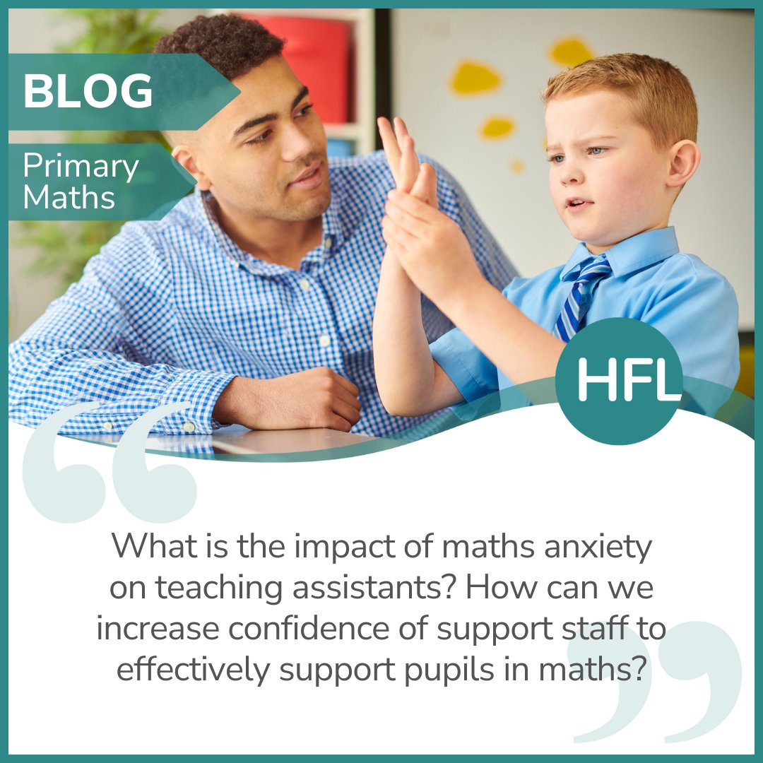 hfleducation.org/blog/how-can-w…
<a href="/FoxShearsby/">Gillian Shearsby-fox</a> reflects on research and professional experience of how maths anxiety can present in the classroom where teaching assistants play a key role and shares strategies and training to support TAs to feel more confident.
<a href="/HFL_Education/">HFL Education</a>