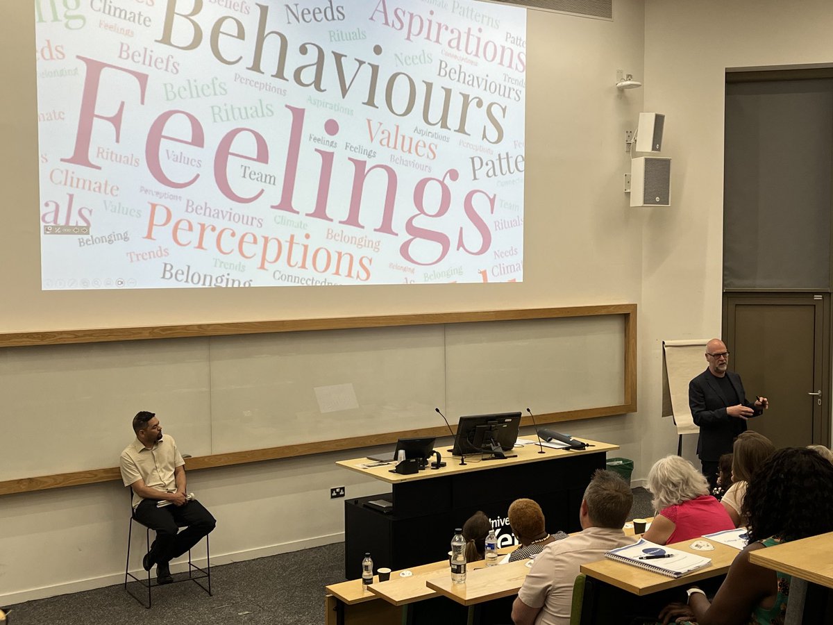 David Liddle delivering the keynote speech - Transformational culture model within the workplace. Talking of the ‘F’ word in the workplace - feelings. #CoMConf2024