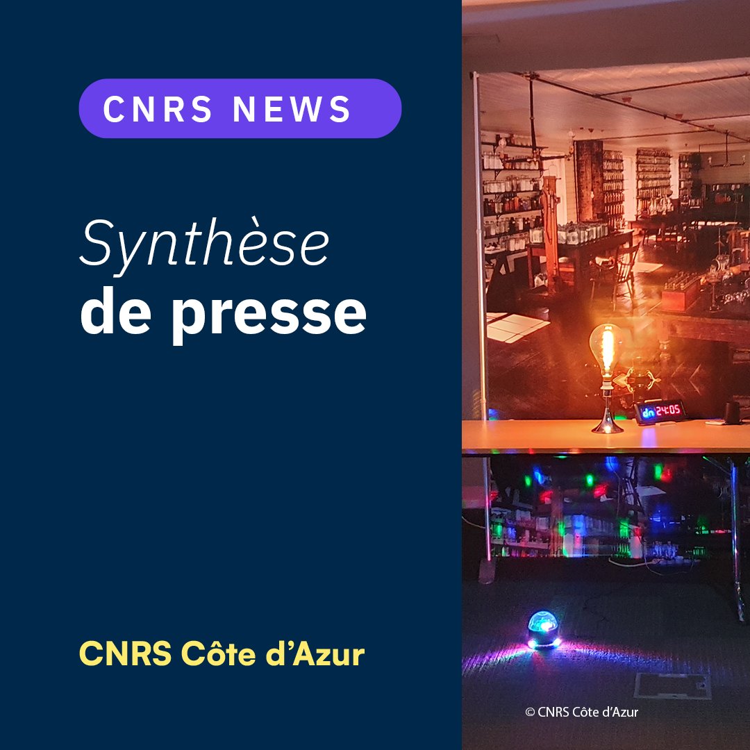 Découvrez la 𝘀𝘆𝗻𝘁𝗵𝗲̀𝘀𝗲 𝗱𝗲 𝗽𝗿𝗲𝘀𝘀𝗲 du <a href="/CNRS/">CNRS 🌍</a> Côte d'Azur pour le mois de juin 2024, mettant en lumière les scientifiques et personnels du CNRS &amp; de ses laboratoires communs 📰🎧🎥
cote-azur.cnrs.fr/fr/cnrsinfo/sy…