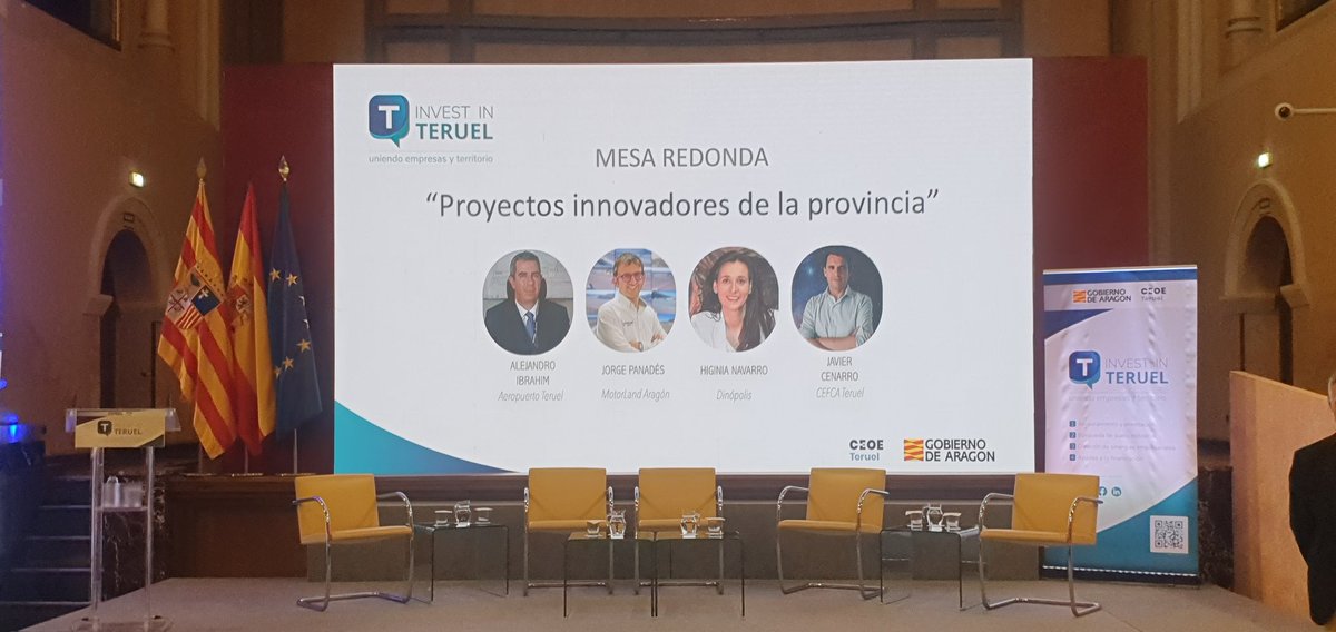aeropuerteruel's tweet photo. #2julio @investinteruel Jornada de ventajas competitivas de Teruel, mesa de proyectos innovadores con @aibrah DG @aeropuerteruel en edificio Pignatelli con @CEOE_Teruel @GobAragon @emprenderIAF https://t.co/WctigECKPG
