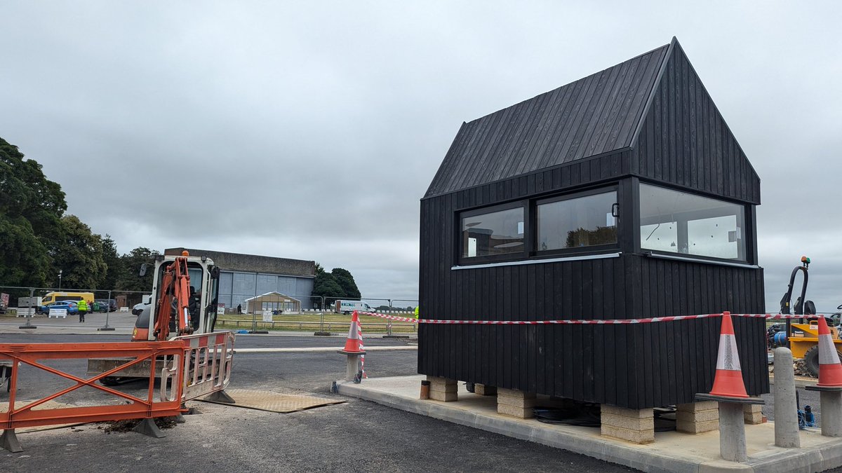 Gate 8 is gearing up for the works starting on the Innovation Quarter. This will be the visitors' entrance.