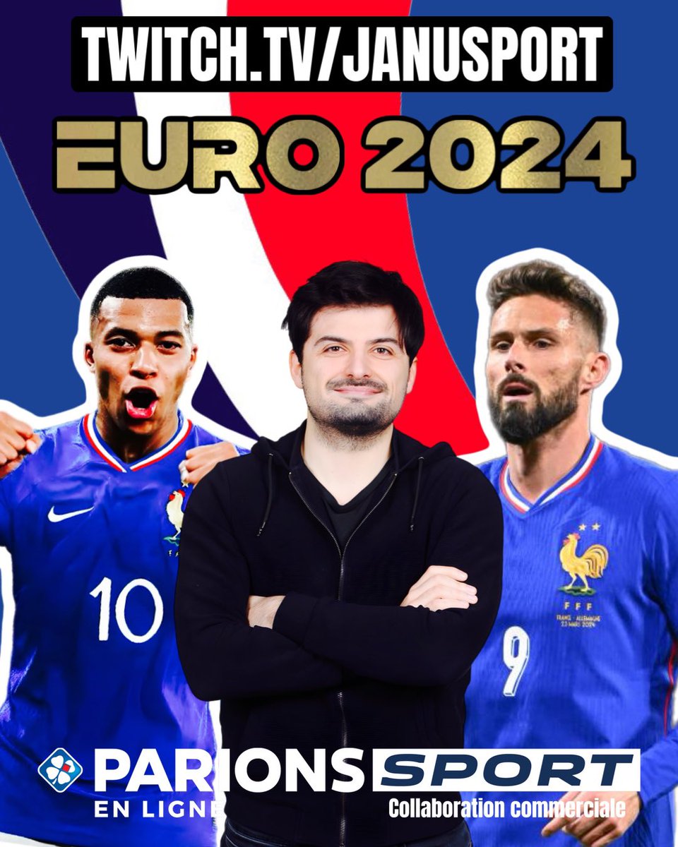 Janusport's tweet photo. 💰 5x10€ de freebets #Euro2024     

⚽️ Qui l’emporte ? Autriche, Turquie ou N ?

❤️ RT &amp; Follow @Janusport &amp; @ParionsSport

🎁 15€ de freebets sans dépôt via ce lien avec le code JANUS15 + 85€ de bonus + accès au Discord à vie en cas de dépôt : https://t.co/sQqDnxQZGs https://t.co/wZsY44tiHN