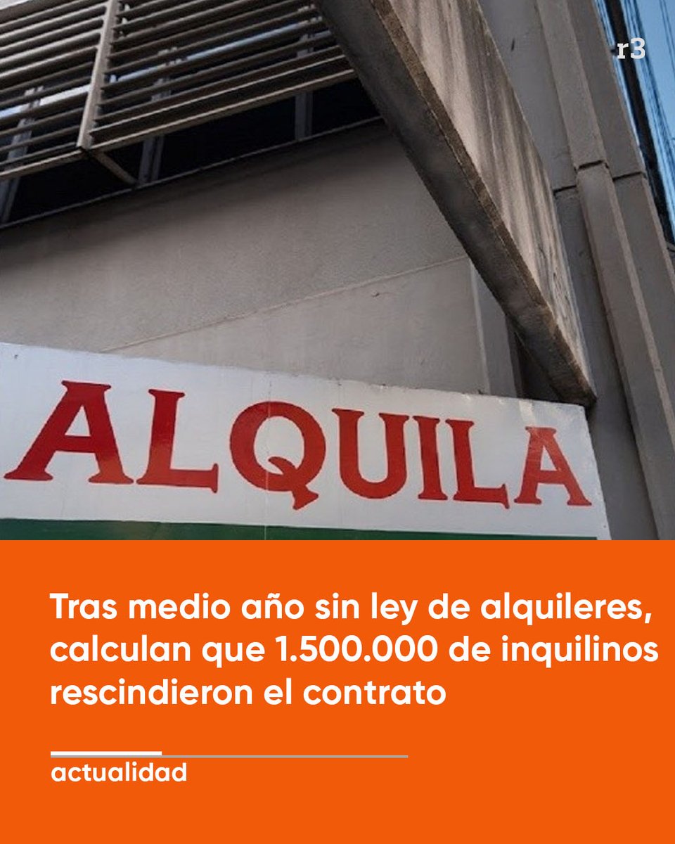 Rosariotres's tweet photo. 🏠 Se cumplió medio año de la derogación de la ley de alquileres y la Federación de Inquilinos Agrupados lanzó una encuesta a 2.400 inquilinos e inquilinas de todo el país, que dio detalles alarmantes.

#rosario3 https://t.co/RxnFPdDiCl