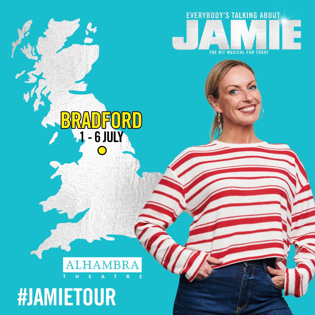 Everybody’s Talking About Jamie - Musical (@jamiemusical) on Twitter photo Bradford, we have arrived! ✨🩵 Join us at <a href="/BradfordTheatre/">Bradford Theatres</a> until Saturday 6 July only, for our penultimate week of shows! 👠 #JamieTour Bradford, we have arrived! ✨🩵 Join us at <a href="/BradfordTheatre/">Bradford Theatres</a> until Saturday 6 July only, for our penultimate week of shows! 👠 #JamieTour