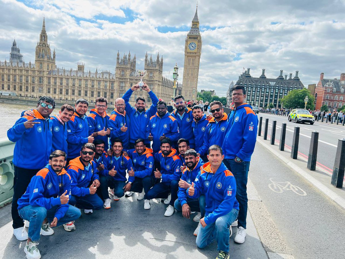 official_odca's tweet photo. Heartiest Congratulations 𝐂𝐇𝐀𝐌𝐏𝐈𝐎𝐍𝐒 and @official_idca
We are proud of the 𝐓𝐞𝐚𝐦 𝐈𝐧𝐝𝐢𝐚 brings the 𝐓20 bilateral deaf cricket series against to England home in a 𝐆𝐑𝐄𝐀𝐓 𝐒𝐓𝐘𝐋𝐄 🏏
Thank you so much 𝐓𝐞𝐚𝐦 Deaf 𝐈𝐧𝐝𝐢𝐚
 🇮🇳 🏏🏆🏏 🇮🇳 @BCCI @ICC @JayShah https://t.co/Lu7yU5mbAl