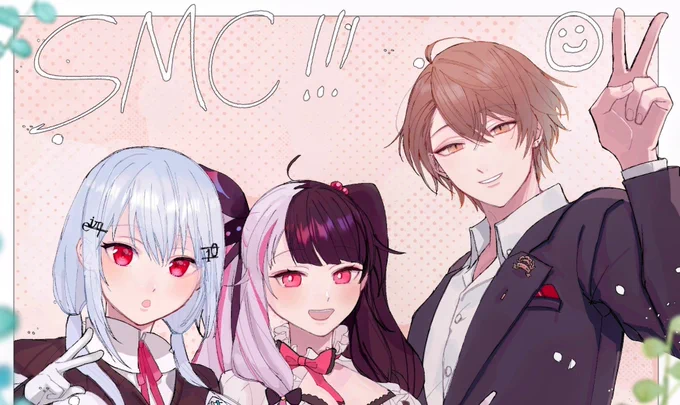 #SMC組5周年 おめでとうございます!奇跡のような3人の歌声や、笑顔あふれる仲良し空間が大好きですこれからも楽しいに全力なSMC組のみなさまを応援しております!#はかせレポート #れなの鳥っくあーと #加画美 
