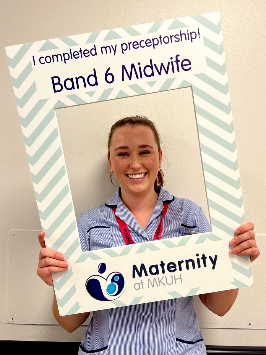 Days like today are the best- Today the amazing Harriet completed her #preceptorship &amp; became a band 6 #NHSmidwife 🎉 Harriet is an outstanding midwife &amp; has absolutely smashed this year. She is an asset to #TeamMKUH <a href="/MKHospital/">Milton Keynes University Hospital NHS FT</a> &amp; Im excited for her future!🌟