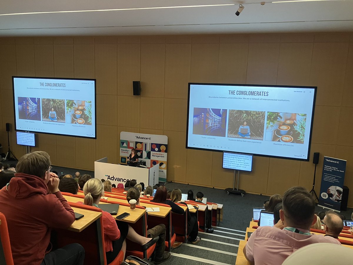 Great to hear from <a href="/VirtualSarahJ/">Professor Sarah Jones</a> as the keynote for the AdvanceHE conference <a href="/NtuTilt/">Trent Institute for Learning and Teaching</a> <a href="/NTU_CADQ/">NTU Centre for Academic Development and Quality</a> #TLconf24