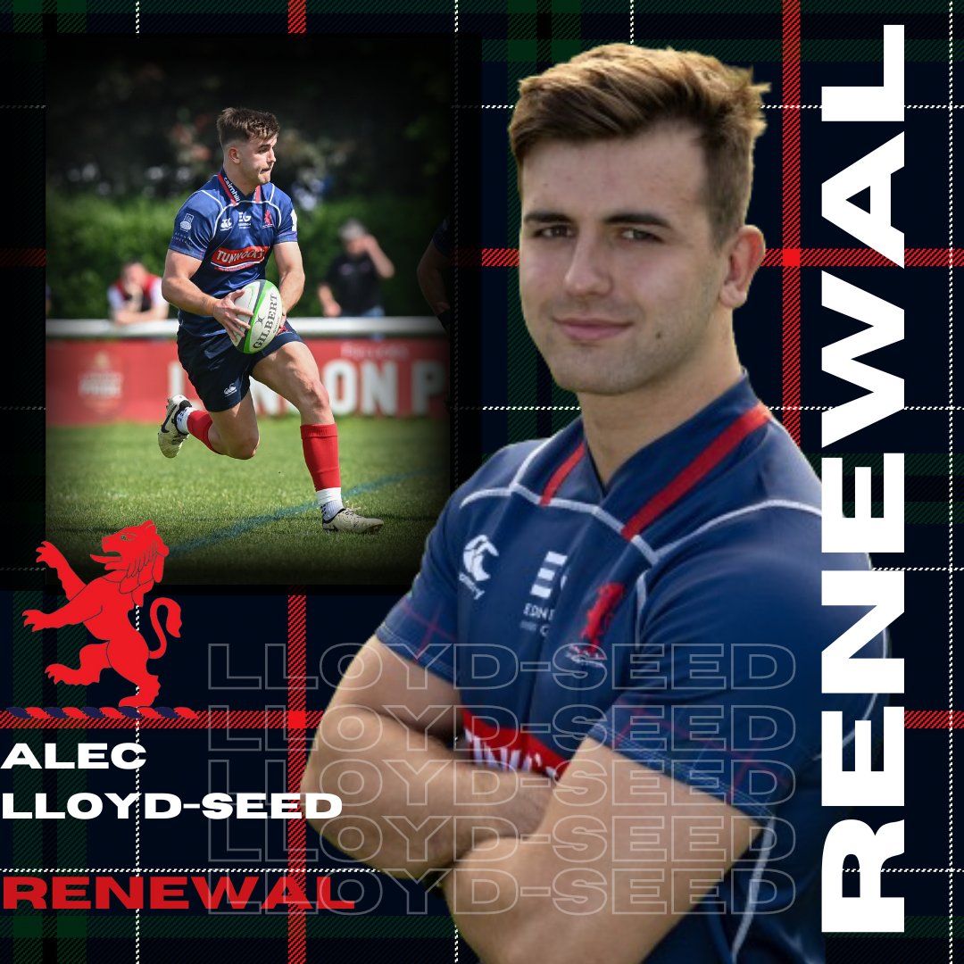 LSFCOfficial's tweet photo. LLOYD-SEED RE-SIGNS FOR SCOTTISH 🎉🎉

We are delighted to announce that Alec Lloyd-Seed will remain at the Club for another year!

Read all about it 👇

🔗https://t.co/AoZpHsKuwo

#forthepride https://t.co/USkE1L76kZ