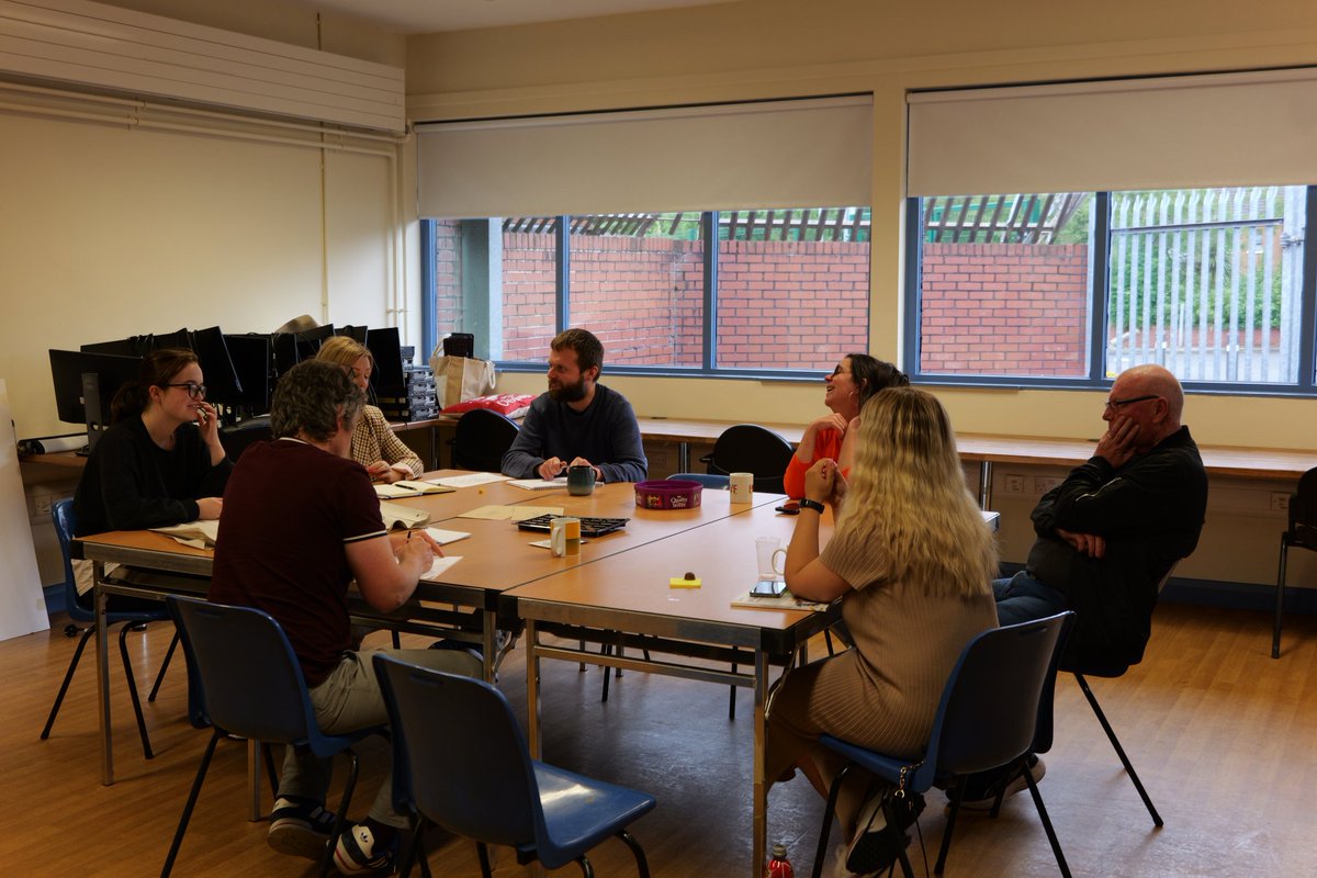MDABelfast's tweet photo. We're co-designing a Market Education Strategy with residents and partners in QCAP. A grassroots plan for life long learning &amp; empowerment ✊🏼

As part of this work, our residents met to discuss SEN in the community and set goals around SEN provision for children &amp; families. https://t.co/plhrvPmT3s